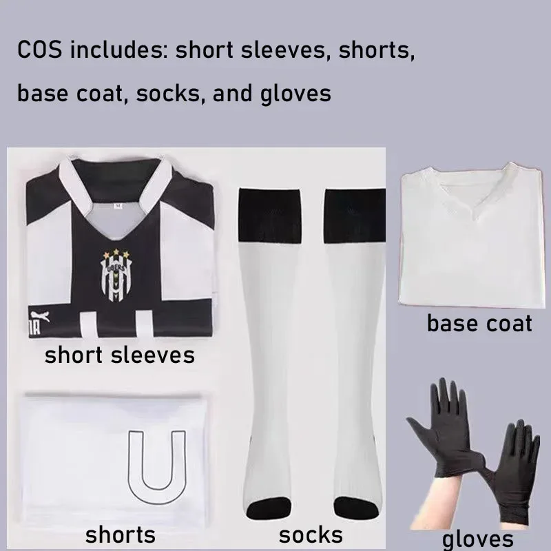 ليلي 123XXS-XXL الأزرق قفل مانغا أنيمي نيكو بارو أيكو ساندو سنافي لورينزو أريو تأثيري حلي شعر مستعار روز صافي زي كرة القدم H