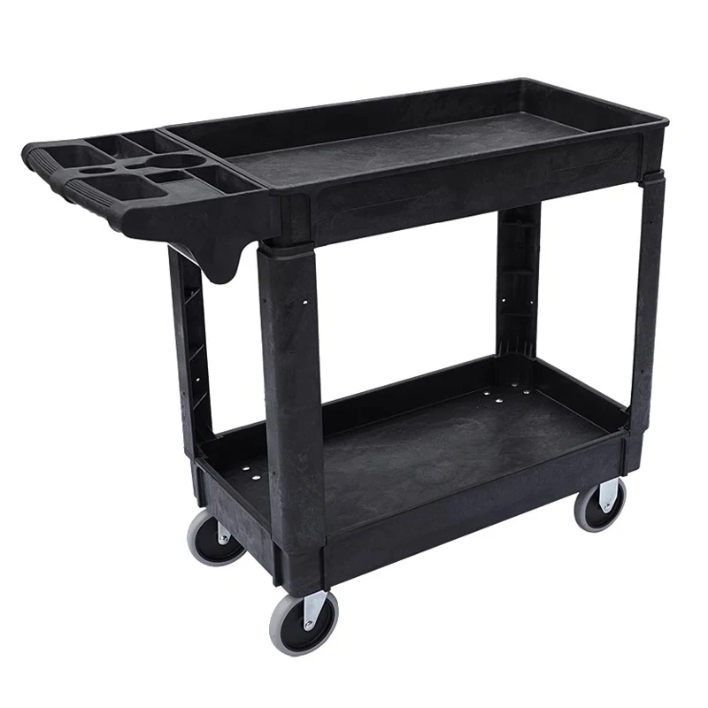 Heavy Duty Tooling Service Trolley 2/3 Layers Bathroom Storage Cart Rack with Wheels Industrial Storage Cart