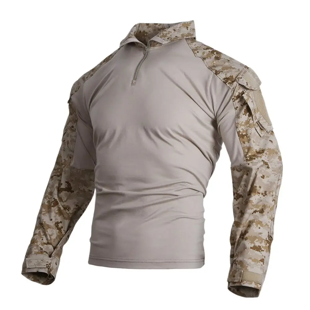 Imagem -03 - Emersongear Tático g3 Camisas de Combate dos Homens Gen3 Topos Camoflage Camiseta Manga Longa Caça Airsoft Treinamento Caminhadas ao ar Livre Aor1