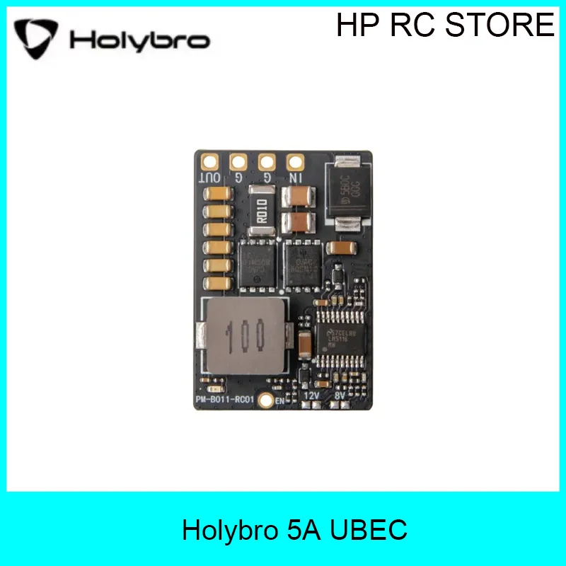 Holybro 5A UBEC 3-14S Input Switchable 5.2V 8V 12V Output For RC FPV Car Boat Model Parts