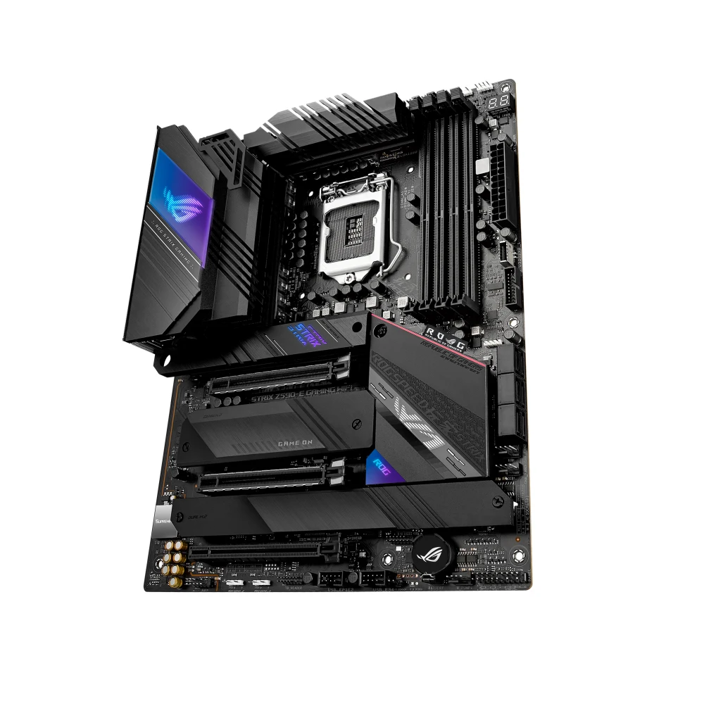 ASUS ROG STRIX Z590-E GAMING WIFI Motherboard LGA1200 Intel Z590 Support i5-10400F i5-10600K i5-11400F 11600KF CPU NVME M.2 ATX