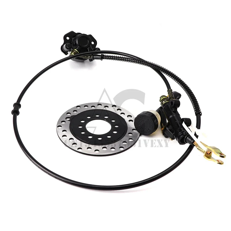 

Kart 160mm foot lever hydraulic disc brake kit, applicable to 168cc kart ATV four pit off-road vehicle accessories