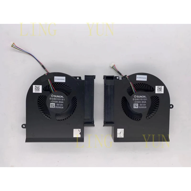 Z  FOR  ALIENWARE AREA-51M 51M CPU GPU Cooler Fan  1660ti BSM1012MD 19CFM