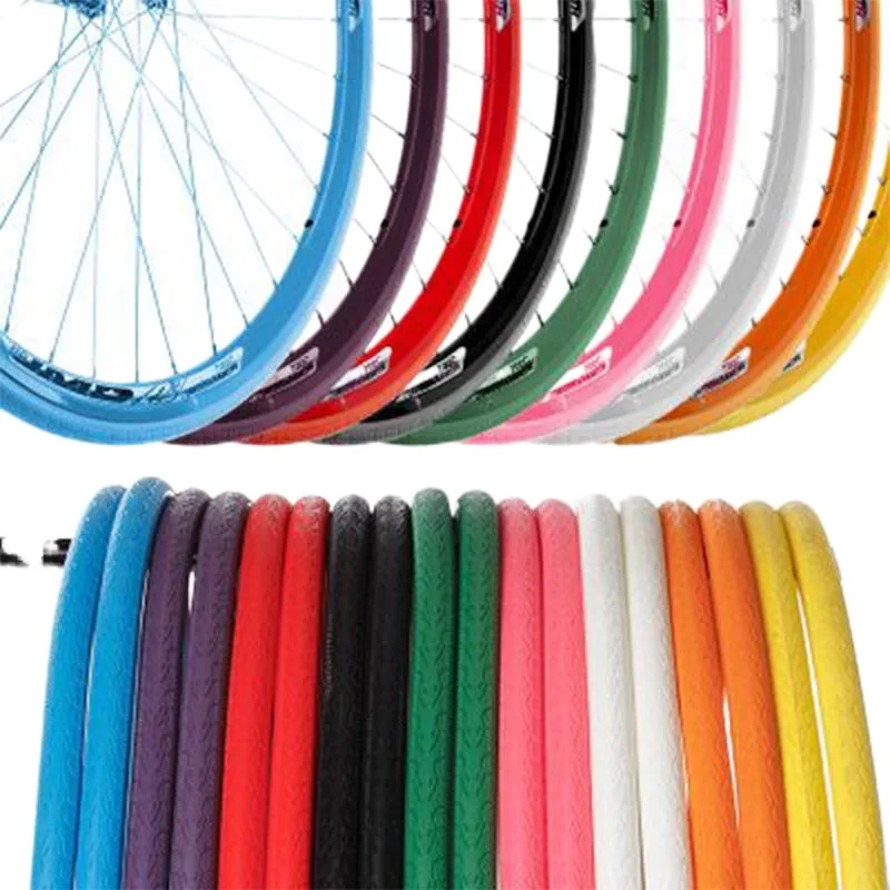 Fixed gear Bike Solid Tire 700x23C Road Bike Cycling Solid Tyre Wheel Puncture-proof Free inflatable Bicycle Tires