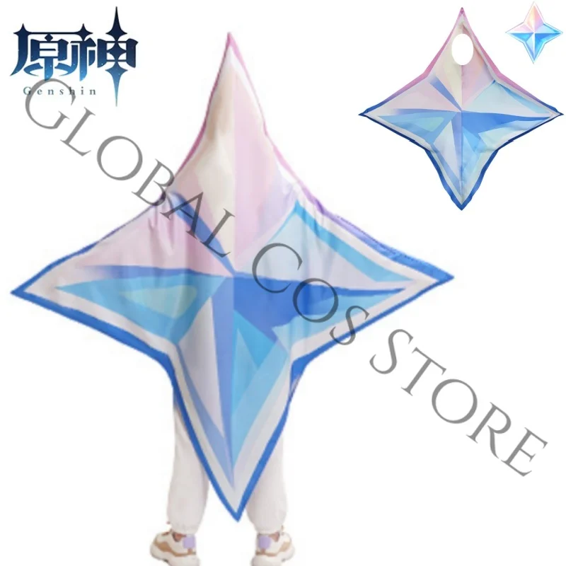 

Primogem Cosplay Costume Genshin Impact Cos Suit Game Inspired Star Cloak Cos for Themed Parties Comic Cons Clothes Props