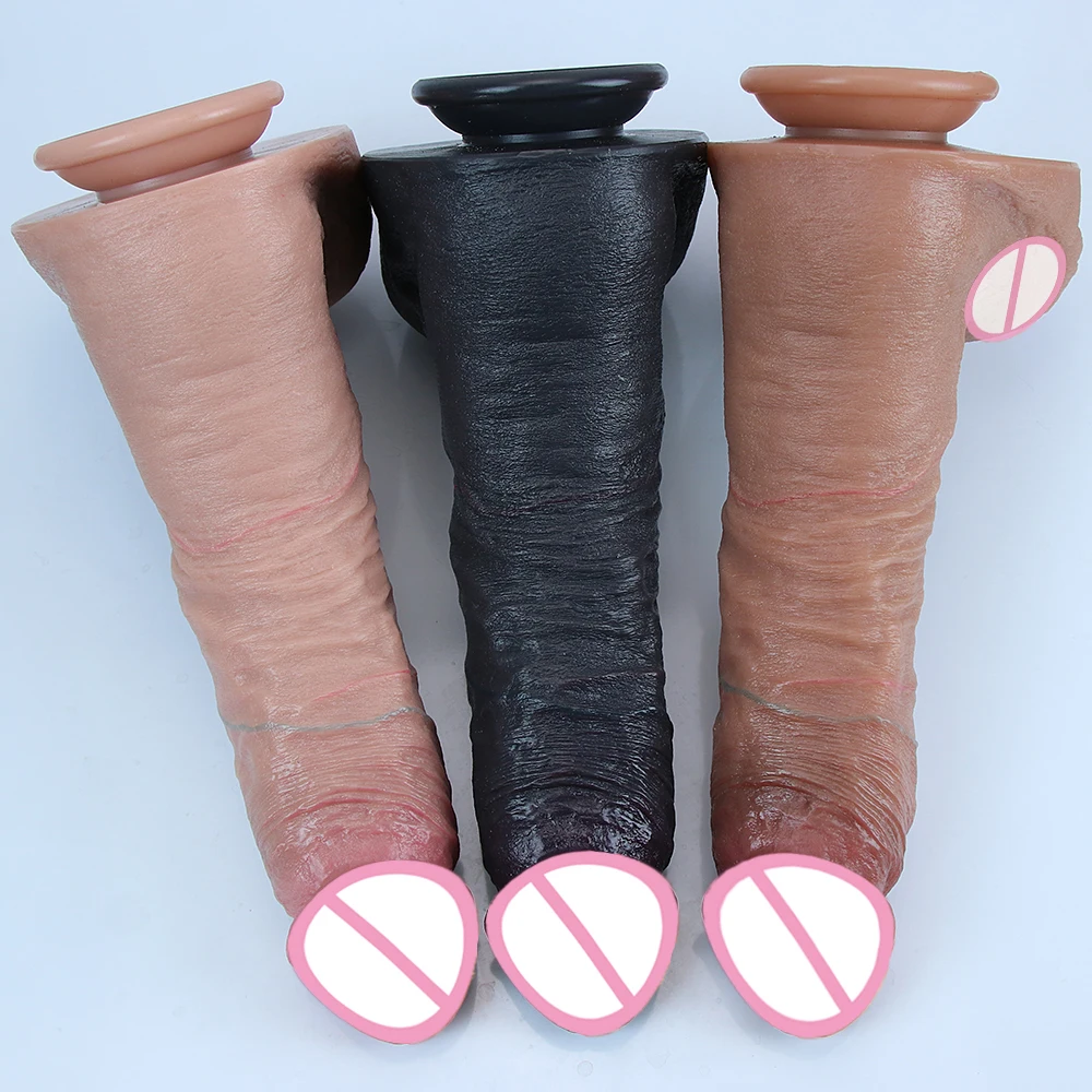 Big Penis Realistic Dildo Thrusting Sexy Tools Silicone Suction Cup Female Masturbator Dick Adult Anal Sex Toys New Product Shop