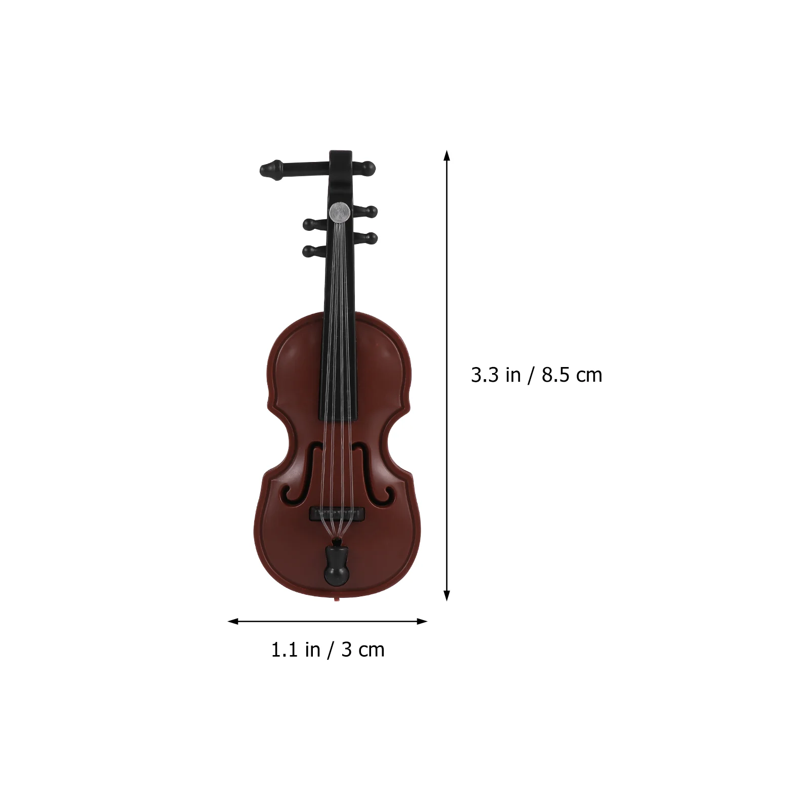 Mini Violin Violins Musical Instrument Simulation Decor Accessories Christmas Props Adorn Crafts Instruments