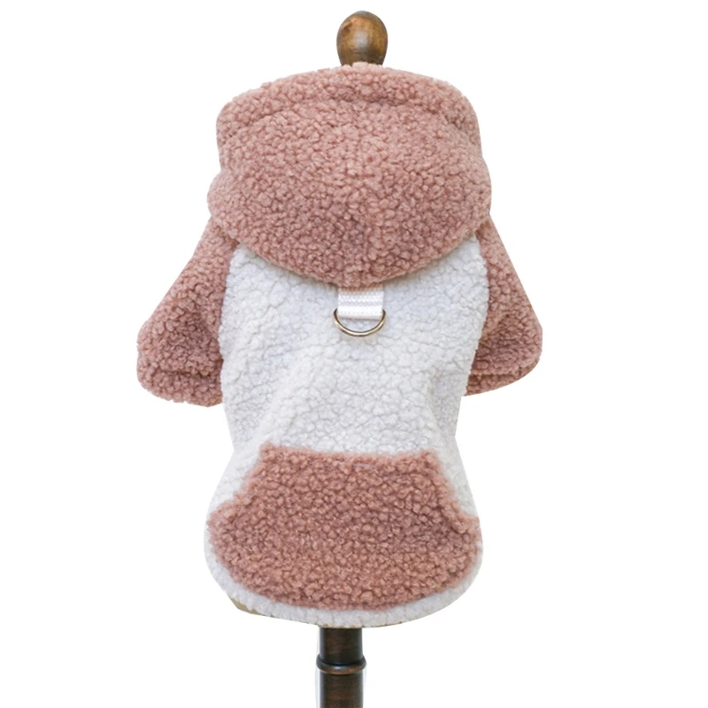 Outdoor Dog Warm Fleece Brushed Sweatshirts Jackets Vest Cold-Resistant Sweater Drop Shipping