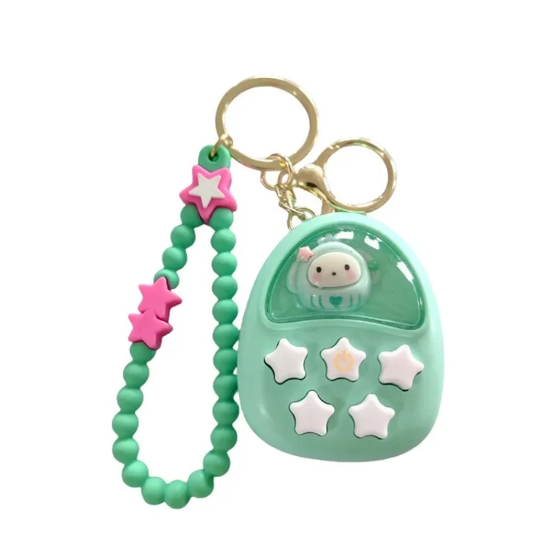 Cartoon Star Memory Master Game Machine Handheld Game Machine Bag Pendant Claw Machine Small Gift Keychain Christmas Gift