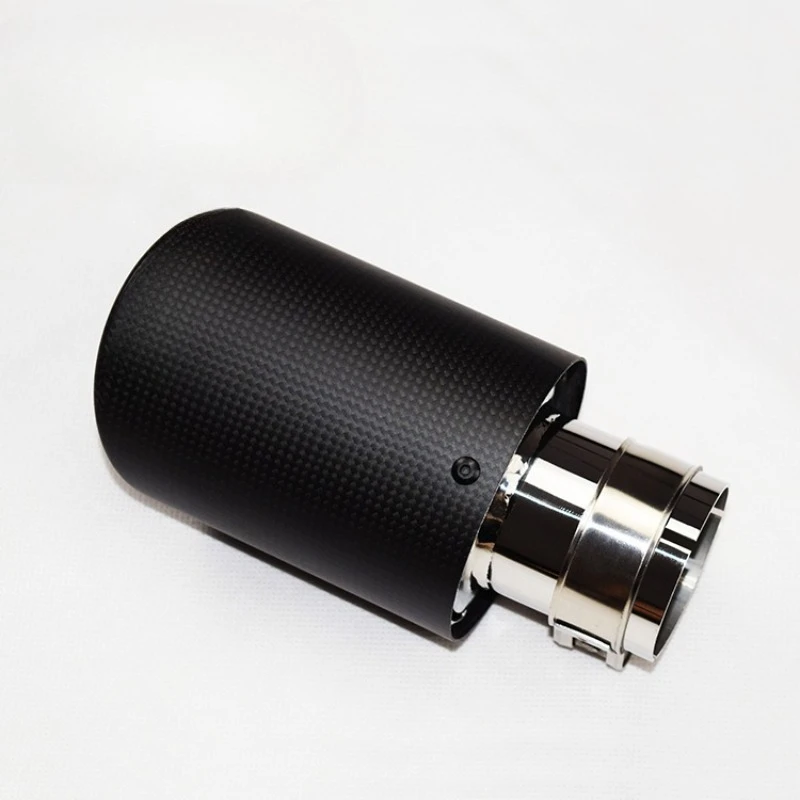 

Car modification carbon fiber tailpipe stainless steel double exhaust pipe tailpipe modification universal