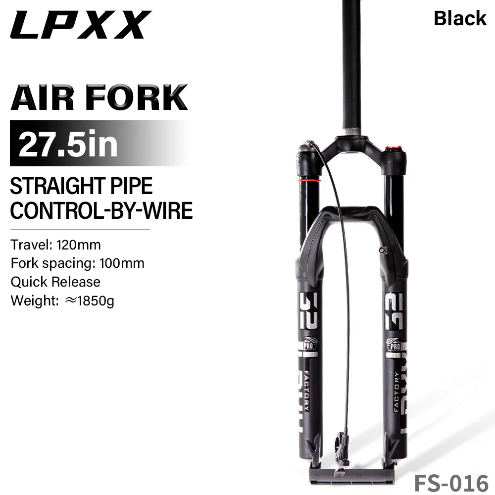 LPXX MTB Bike Fork Air Front Suspension 26 27.5 XC Downhill Fork