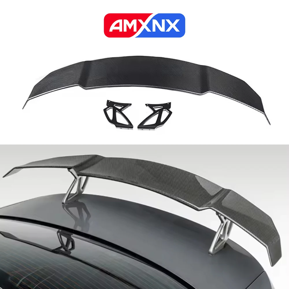 AMXNX per F80 F82 BMW M3 M4 Dry Carbon Fiber V Style Spoiler posteriore ala fissa kit corpo ala posteriore grande Trim accessori auto