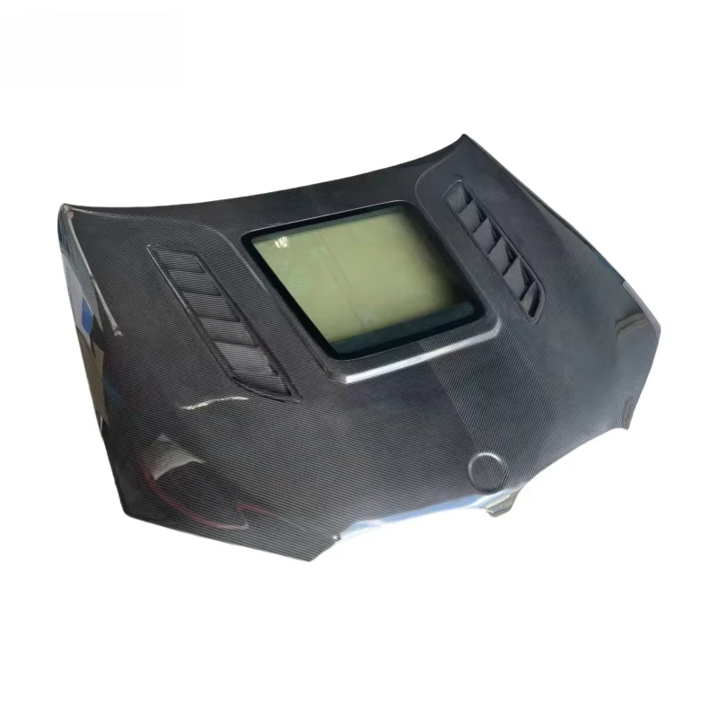 Dry Carbon Fiber Transparent Engine Cover Hood for X3 X4 X3M X4M Car Part Bonnet