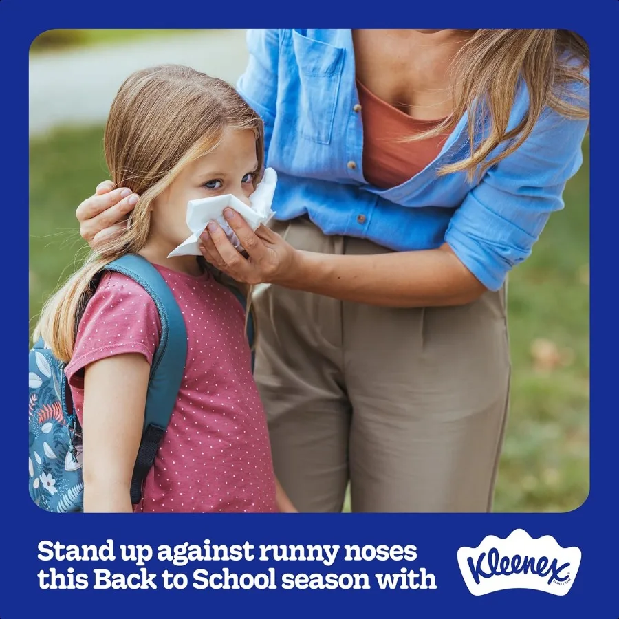 Kleenex Fazzoletti per il viso ultra morbidi Scatole a 4 cubi 60 fazzoletti per scatola 3 strati 240 L'imballaggio totale può essere variabile
