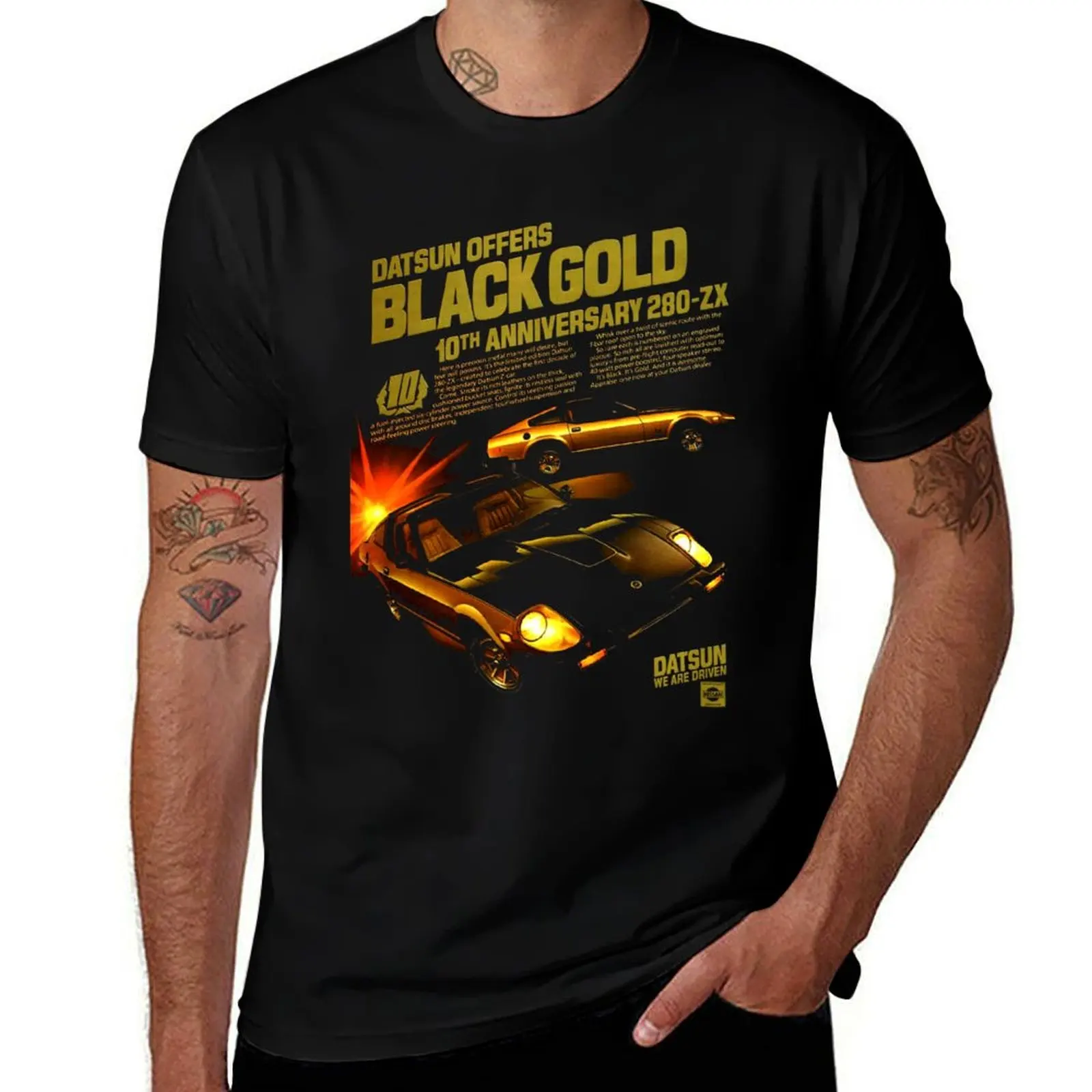 

DATSUN 280 ZX T-Shirt man t shirt summer cotton tshirt 100% t shirts for man pack cotton T-Shirt