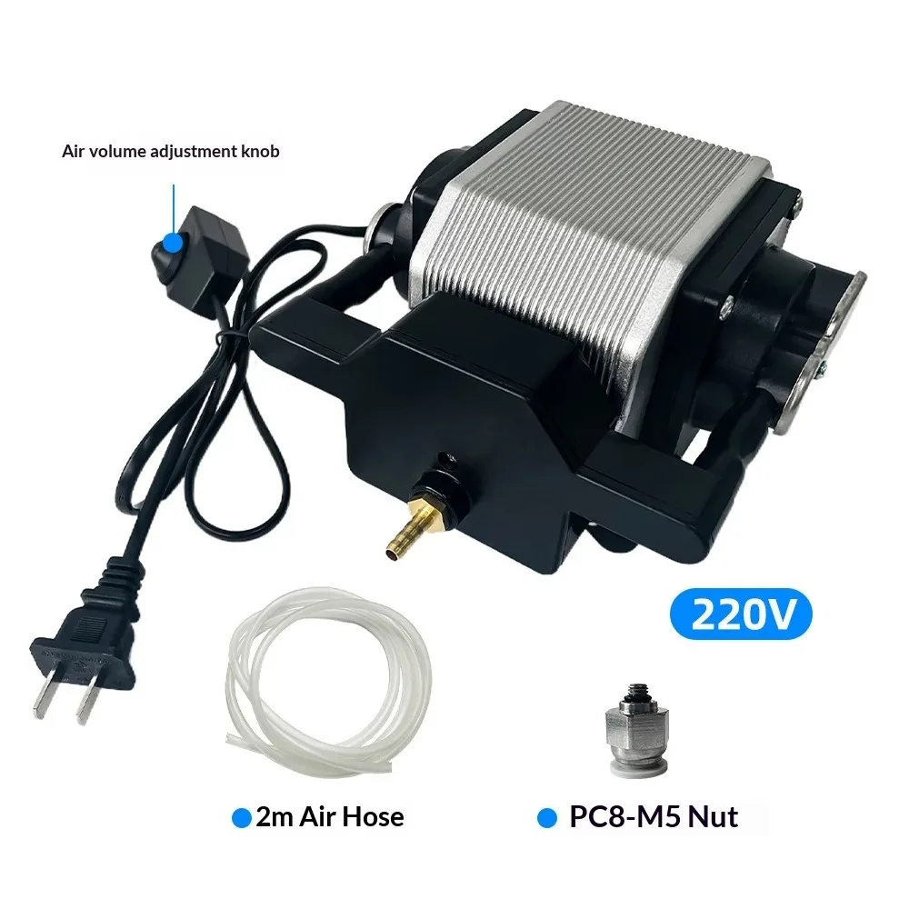 220V 40W 80L Laser Air Auxiliary Pump, Air Compressor Suitable for DIY Laser Engraving Machine Accessories