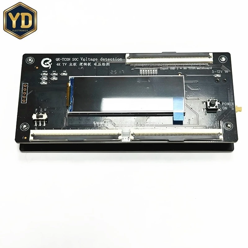 YD 1PCS QK-TCON SOC 4K TV motherboard logic board voltage detection VGL VGH AVDDV COM manometer