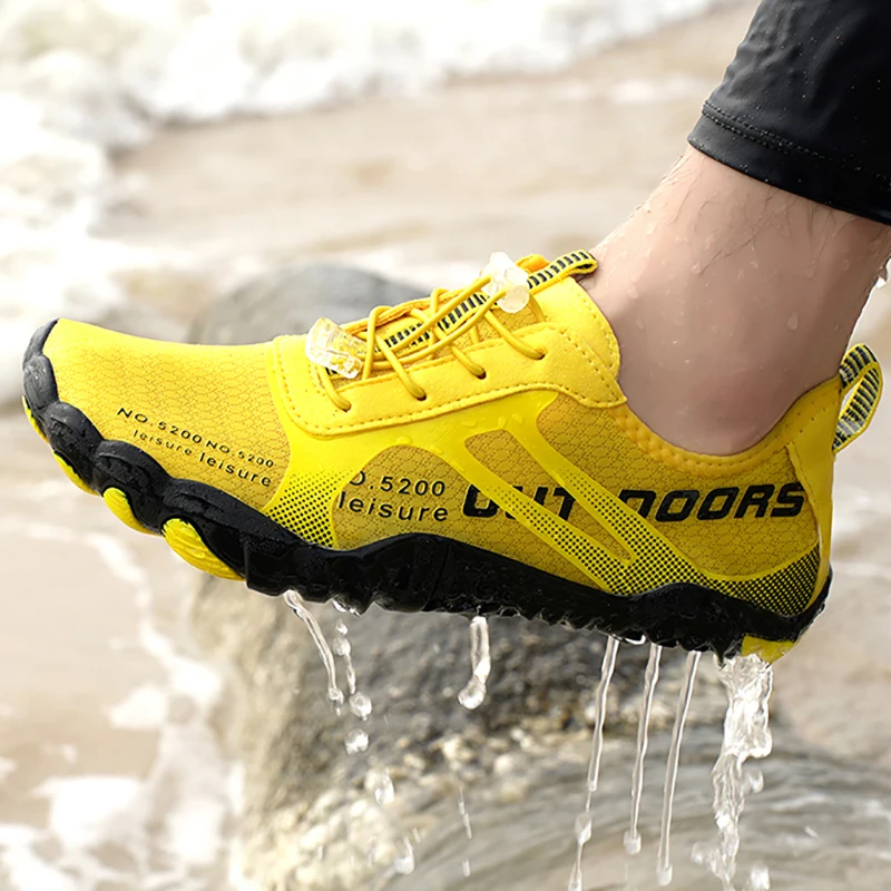 

Women's Men's Aqua Shoes Upstream Wading Tracing Water Sneakers Beach Barefoot Shoes Outdoor Multi-functional Yoga Sports Shoes