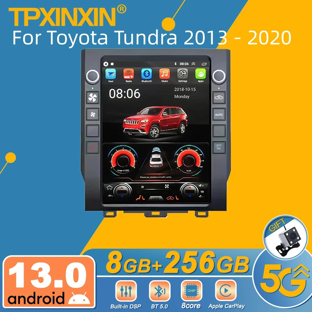 

Автомагнитола для Toyota Tundra 2013-2020, Android, 2Din, стереоприемник, Авторадио, мультимедийный плеер, GPS-навигация, экран головного устройства