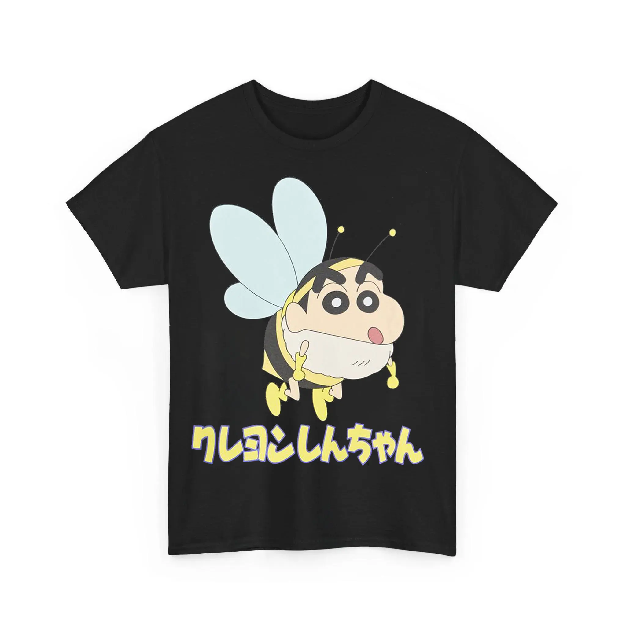 Miniso Crayon Shin Unisex Tee Japanse Anime T-shirt Kleurrijke Grafische Mannen Vrouwen T-Shirt Manga Lover Gift Stripfiguur Top