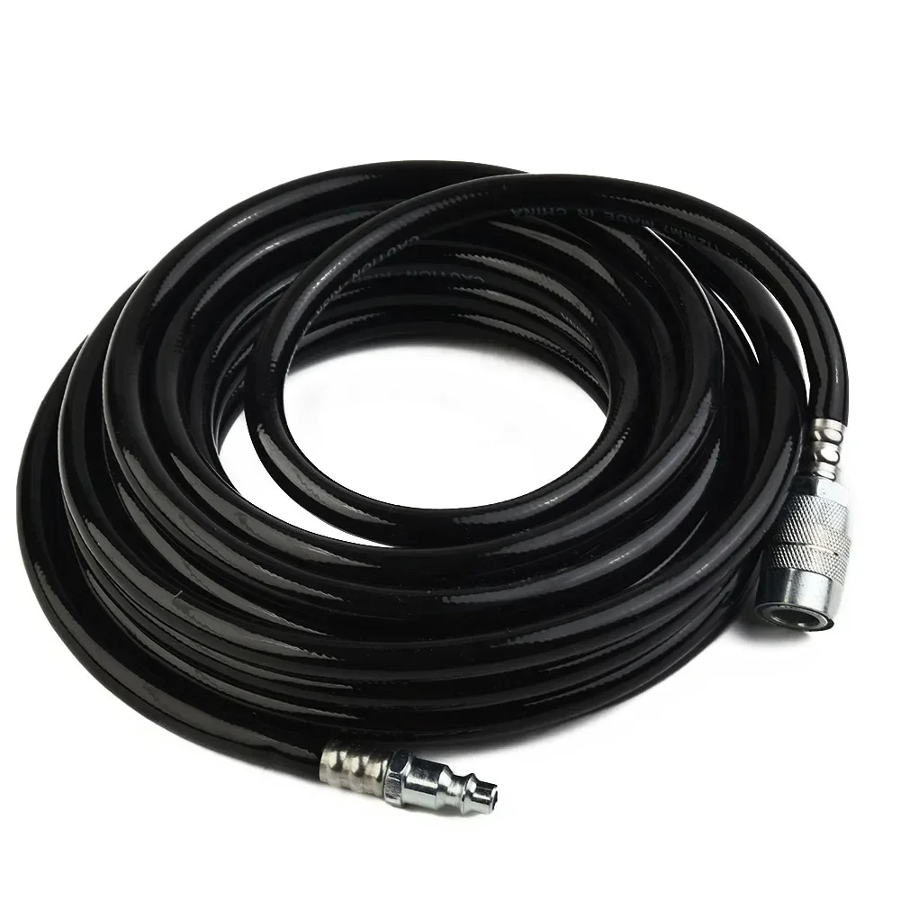 Air Compressor Hose 24.6ft PVC Pneumatic Air Compressor Pipe W  Quick Connect For Air Compressor Pumps Pneumatic Tool