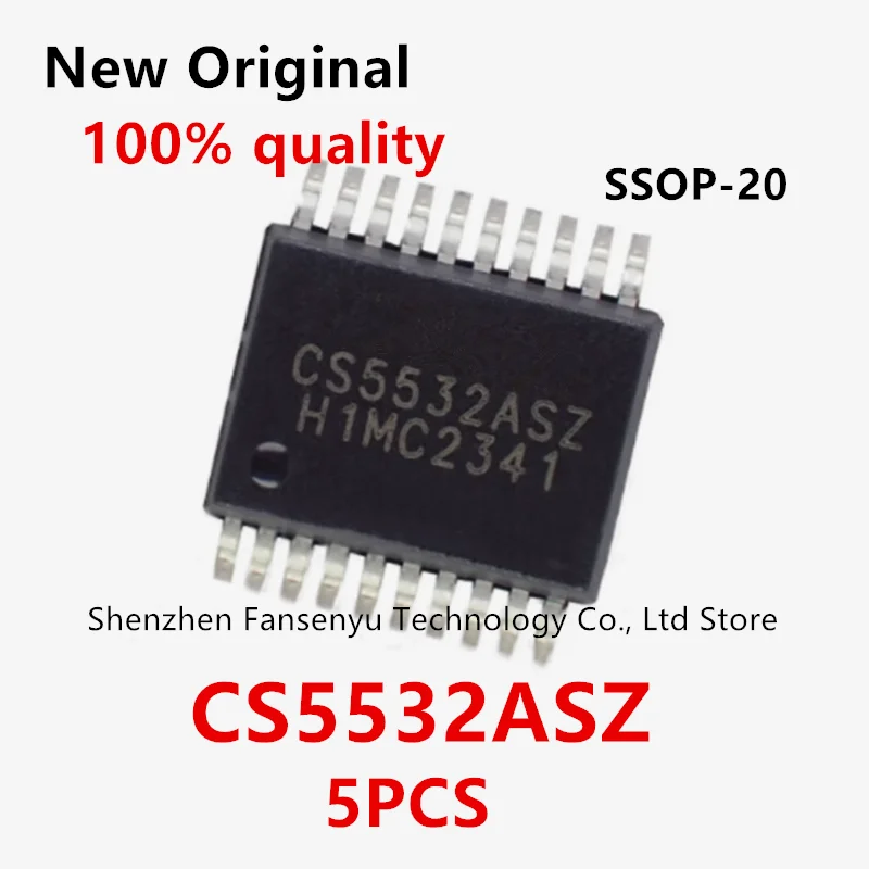

5PCS CS5532ASZ New and Original CS5532-ASZR CS5532 SSOP20