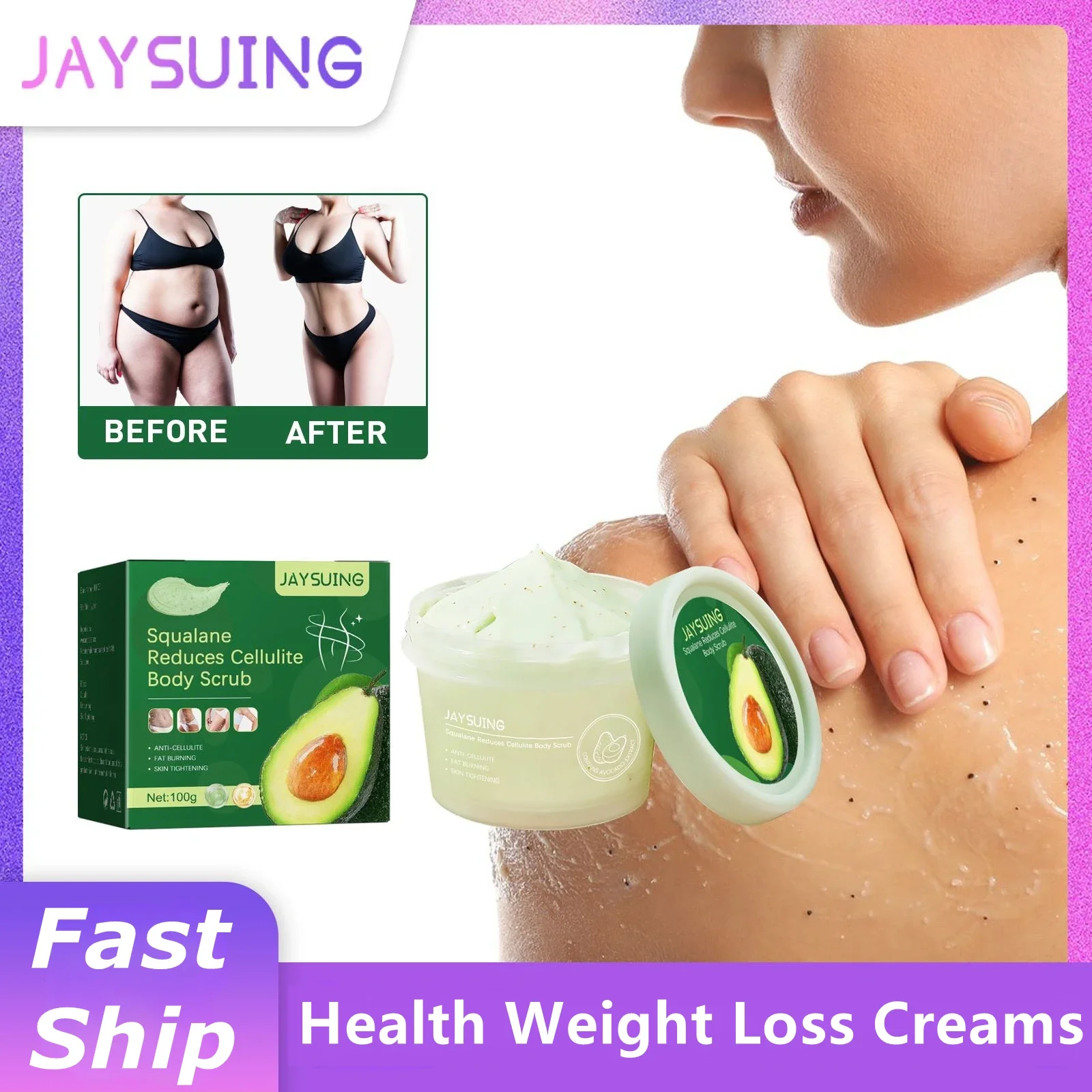 Avocado Schlankheit creme Gewichts verlust Cremes Gesundheit Fat burner Gewichts verlust Abnehmen Produkte Abnehmen Peeling Gewichts verlust Produkte