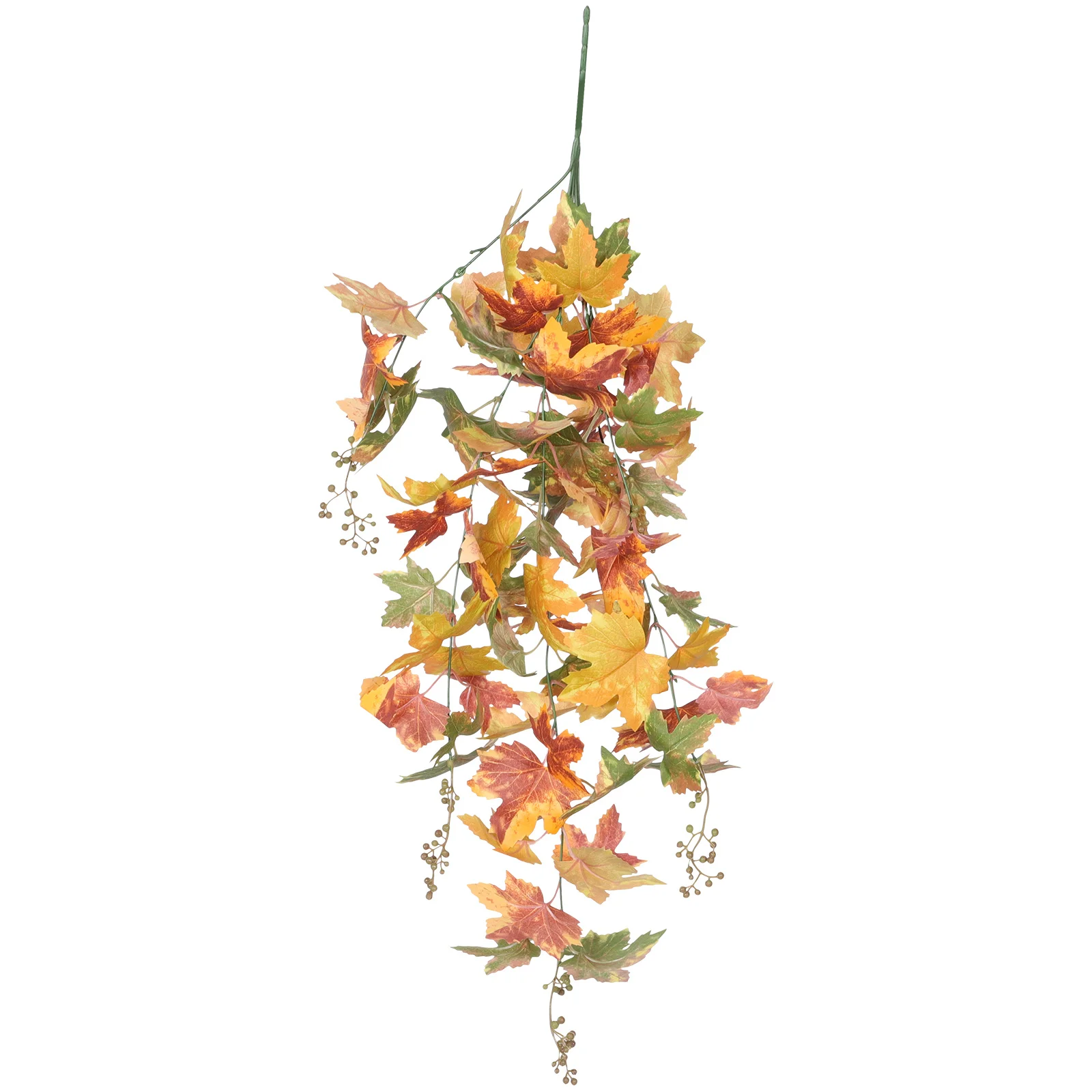 

Artificial Fall Maple Leaf Vine Fake Hanging Garland Thanksgiving Autumn Party Decoration Fall Leaf Garland Indoor Plants Decor