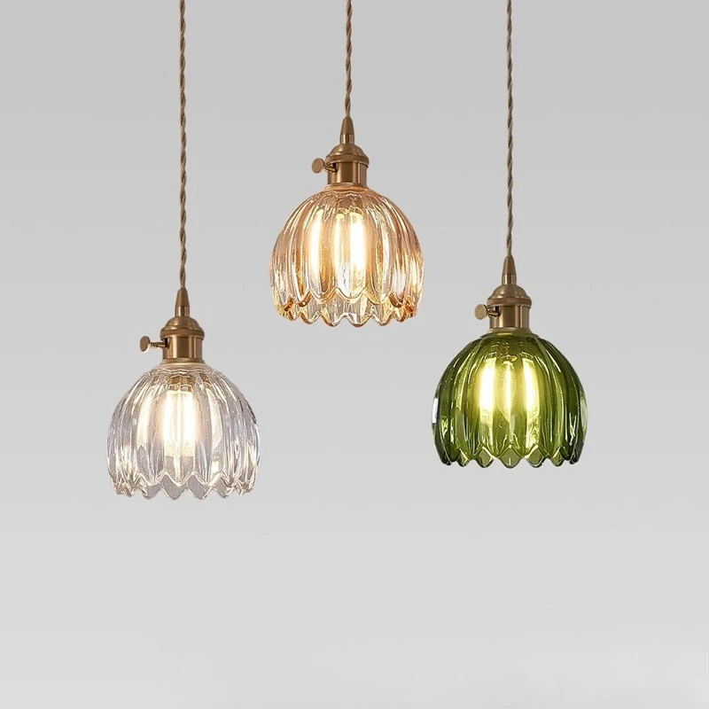 

Retro small chandelier, bedroom bedside lamp