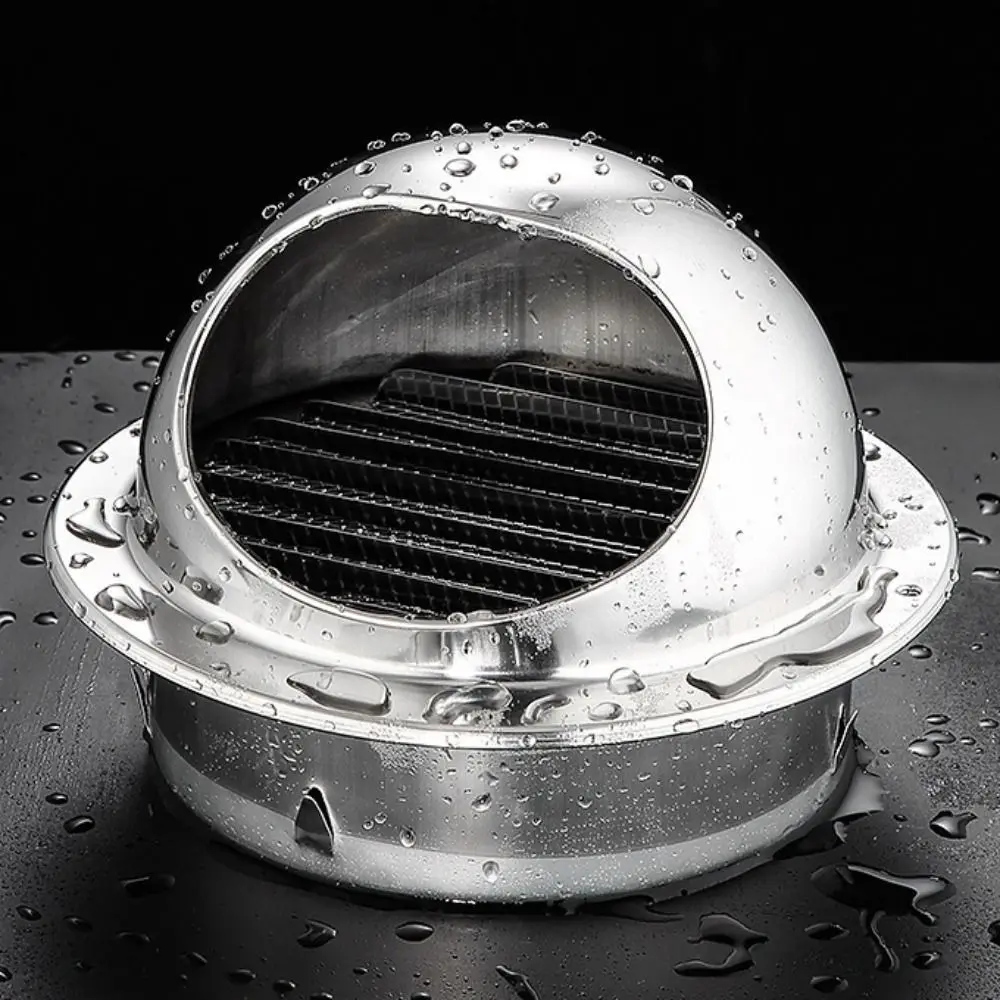 Stainless Steel Waterproof Outlet Home Heating Cooling Air Ducting Grille Cover Exhaust Cover Vents Cap Air Vent Cover