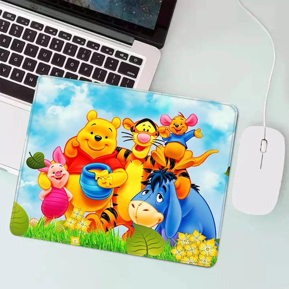 Disney Winnie the Pooh Gaming Mouse Pad XS Small Mousepad For PC Gamer Desktop Decoration Office Mouse Mat Deskmat Rug