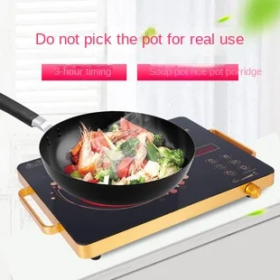สมาร์ทเตาไฟฟ้าเซรามิคครัวเรือนผัด2200W เงียบเงียบความร้อนแม่เหล็กไฟฟ้าเตา Fire หม้อไอน้ำ