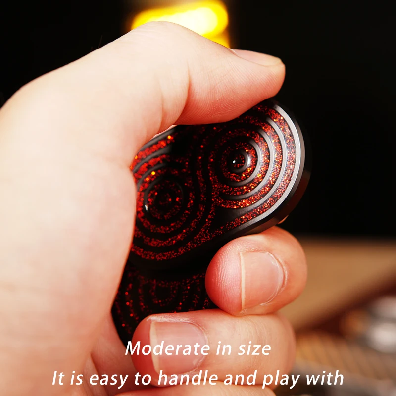 المغناطيسي الدم معبد المنزلق المعادن EDC تململ لعبة لتخفيف التوتر زعنفة تململ سبينرجر لعبة لعبة لتخفيف التوتر الكبار الاطفال هدية #5