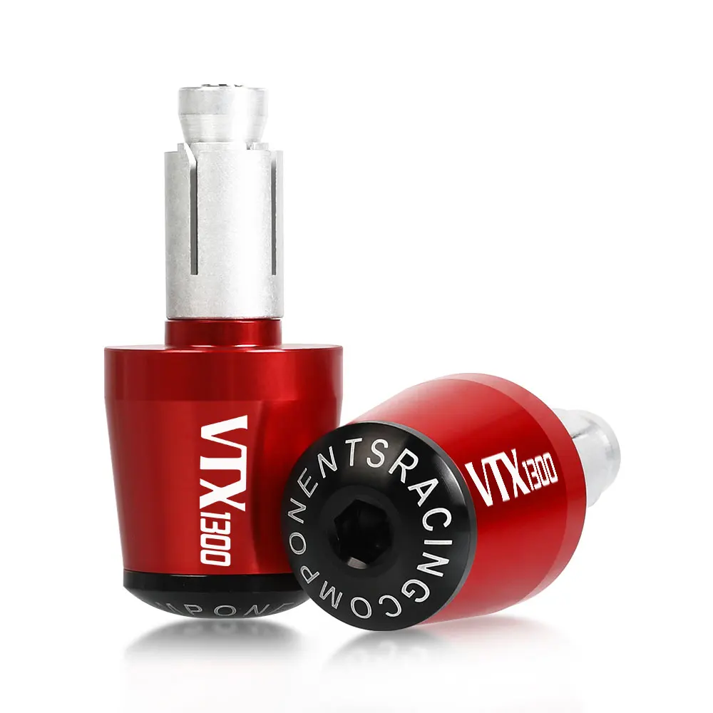 

For HONDA VTX1300 VTX 1300 Motorcycle Handlebar Grips Handle Bar Ends Cap Plug Slider 2003 2004 2005 2006 2007 2008 2009 2010