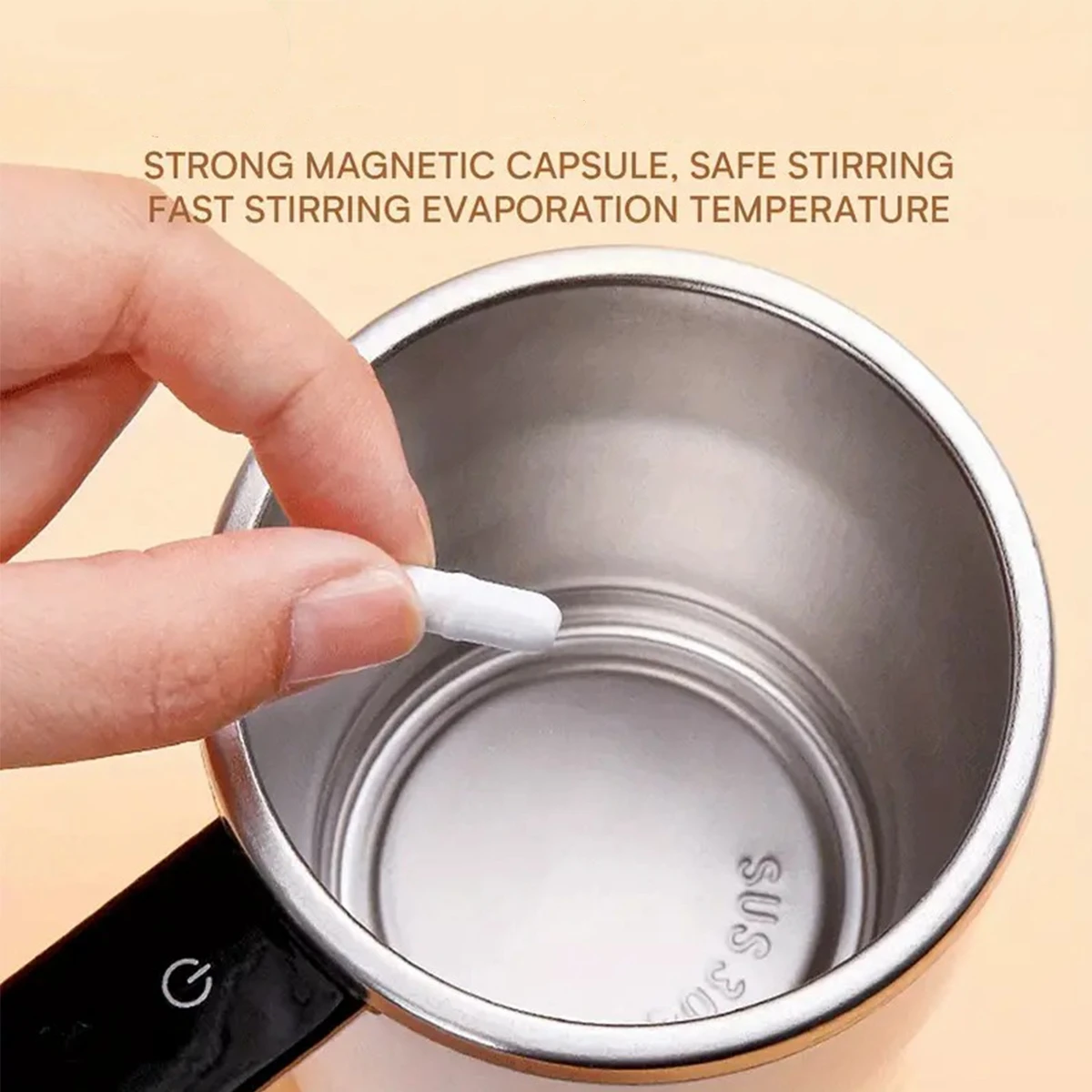 10 قطعة التلقائي الذاتي اثارة غير قابلة للتآكل ذكي النمام الحراري كوب مغناطيسي كبسولة أسطواني المغناطيسي اثارة قضيب كوب الملحقات