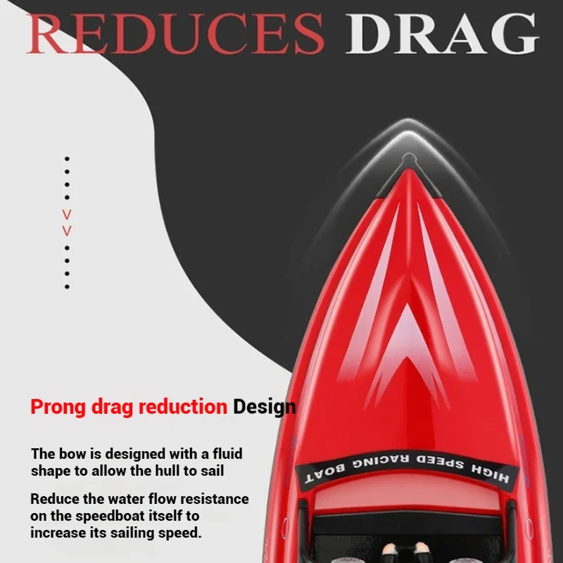 Nieuwe WLtoys WL917 RC-boot, 2,4 GHz, 16 km/u, mini lichtgewicht hoge snelheid ​ ​ Elektrisch bootmodel, speelgoedcadeau voor jongens met LED