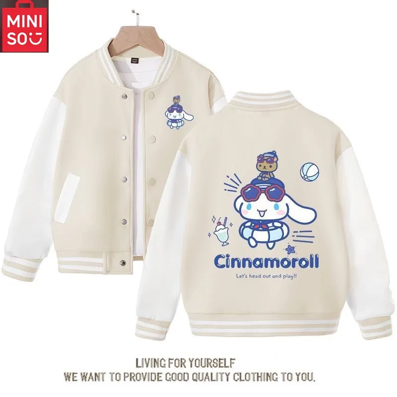 

MINISO Бейсбольные майки для девочек весной и осенью, осенняя одежда для женщин сокровище 20235, новая куртка