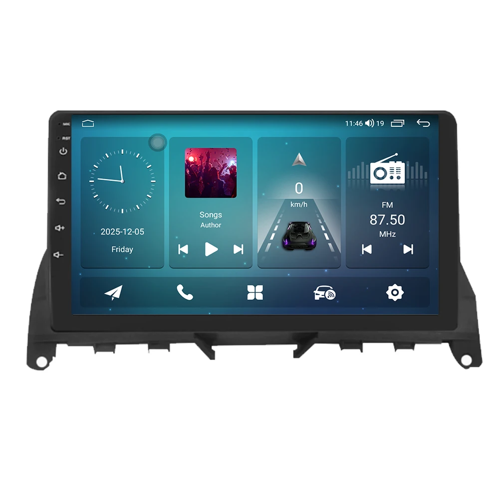 

Android For Mercedes Benz C Class 3 C220 C180 W204 S204 2006 - 2011 Car Auto Carplay Radio Multimedia Screen GPS Navigation BT