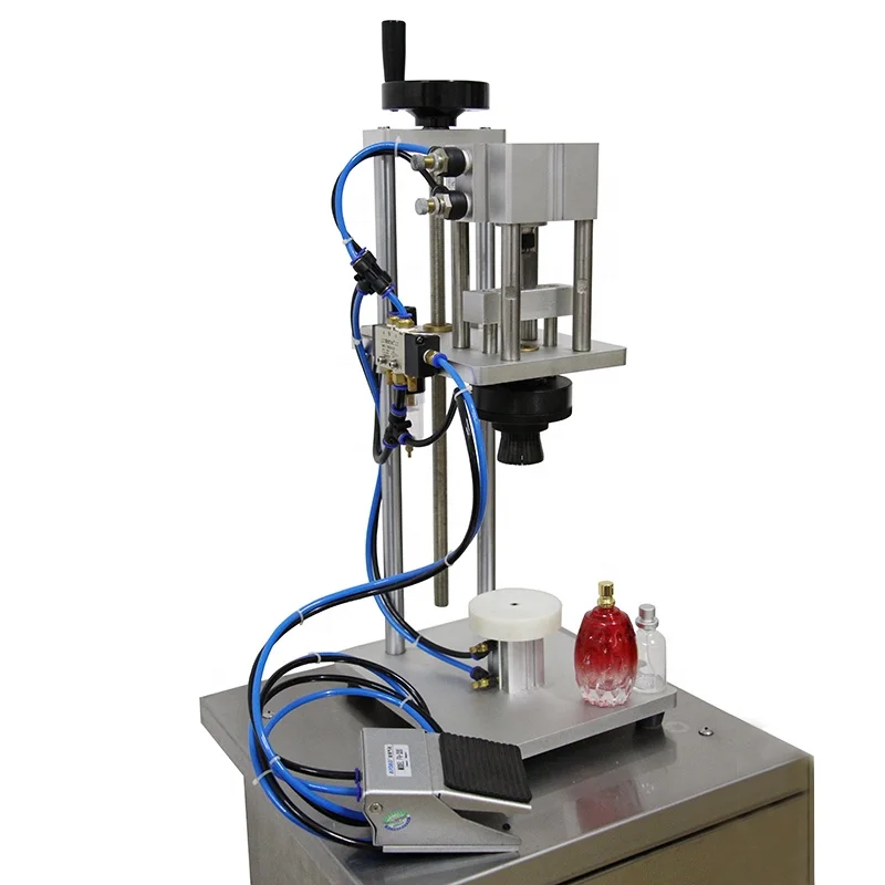 Packaging Spray Capping Crimping Perfume Bottle Sealing Machine Perfume Collaring Machine Sealing Machine