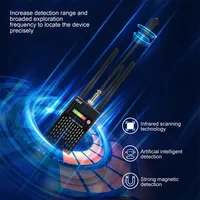 High Sensitivity Bluetooth Wifi Detector Anti-Spy GPS Magnetic Wireless Camera Detector Signal Finder Racker Frequency Scanner