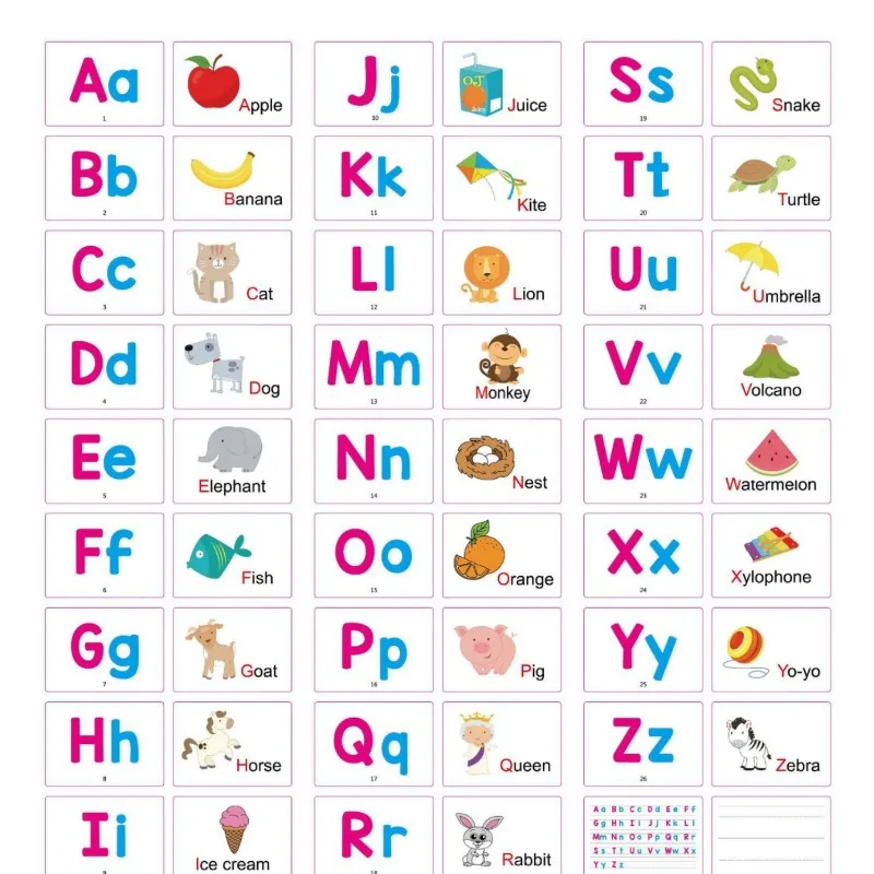 《Letter word learning educational cognitive memory cards》Letter Word Learning Educational Cognitive Memory Cards for Early Langu