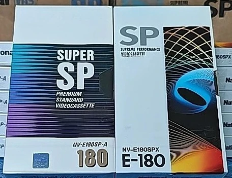 1pcs For panasonic national nv-e180 sp-a spx vhs new unopened video tape video tape
