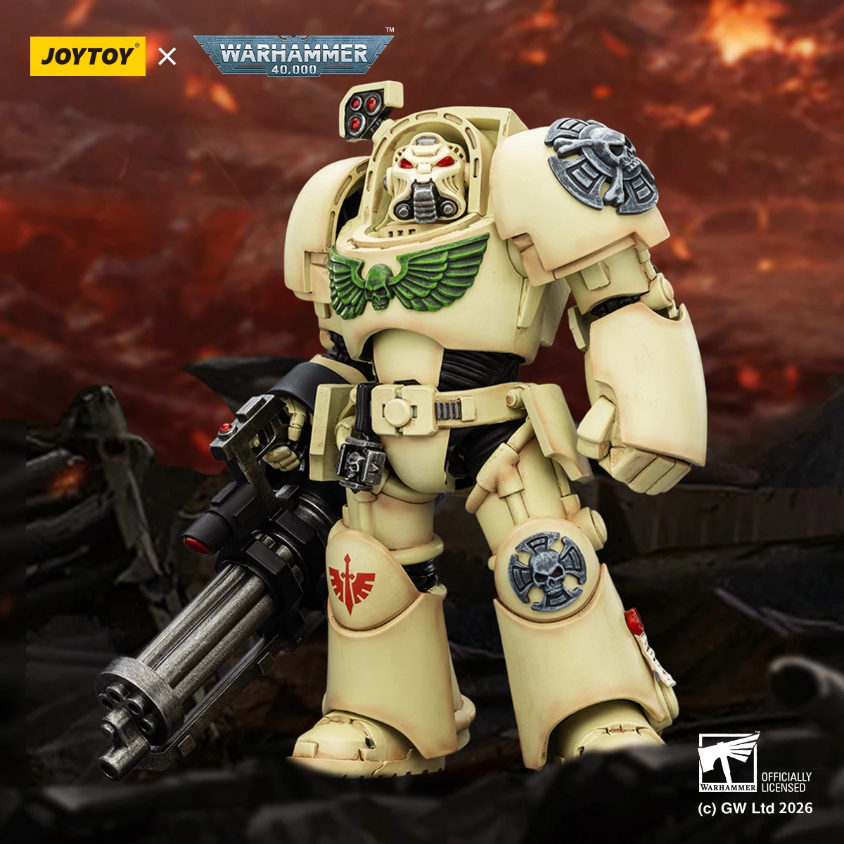 JOYTOY Warhammer 40k 1: 18 Dark Angels Deathwing Terminators view 6