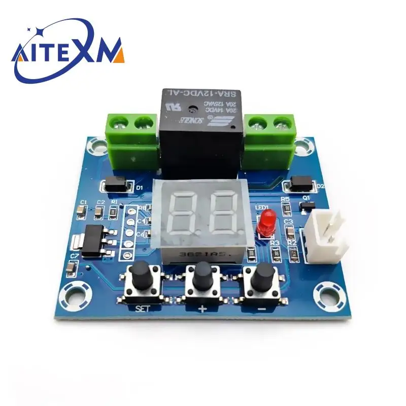 XH-M214 12V Soil Humidity Sensor Controller Irrigation System Automatic Watering Module Digital Display Humidity Controller