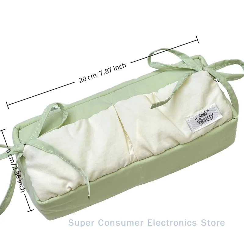 Cloud Toast Large Capacity Pencil Case with Butterfly Knot Elementary School Stationery Storage Bag Cosmetic Bag for Students