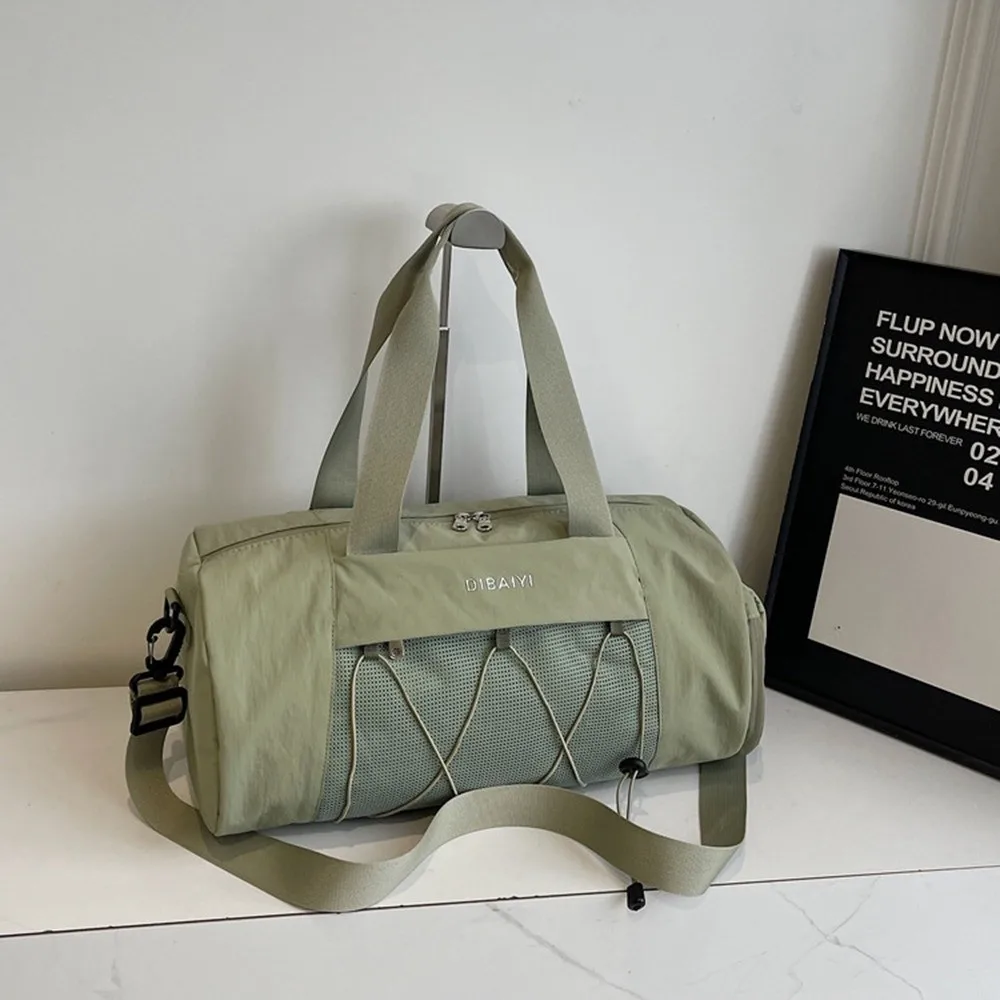 Korean Style Travel Luggage Bag Large Capacity Dry and Wet Separated Sports Fitness Handbag Single Shoulder Carrying Gym Bag