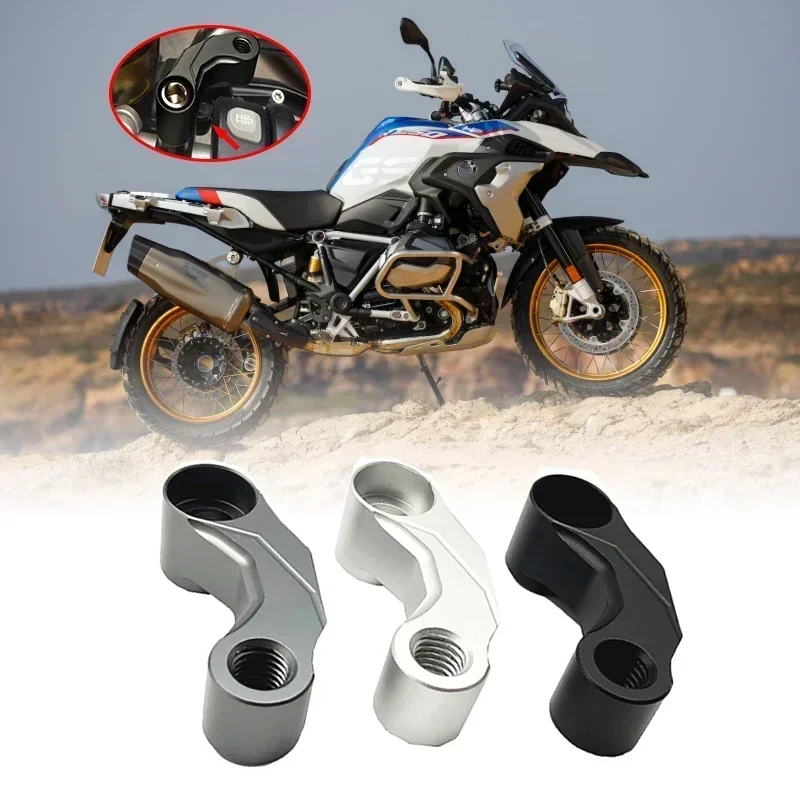 Adaptateur de montage de rehausseur de rétroviseurs de moto, extension de support d'invite, BMW R1250GS, R1250 GS, R 1250, ADV Adventure LC, HP, R1250GSA, 2019-2020