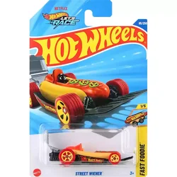 2025C Original Hot Wheels Car Street Wiener Let's Race Netflix Toys for Boys 1/64 Diecast Voiture Alloy Model Juguete Carro Gift