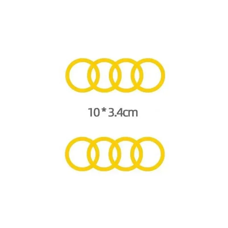 2Pcs Car Rear Window Sticker Side Body Pull Flower Decoration for Audi Q2 Q5 A5 B8 A3 A4 A6 S3 S6 S8 8P C7 RS3 RS4 Accessories