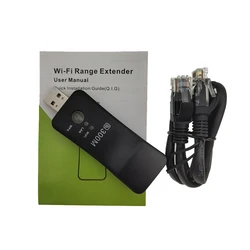 Wireless USB Universal 300Mbps Wifi AP Adapter RJ-45 Port Ethernet Network Repeater Network Card for New Smart TV